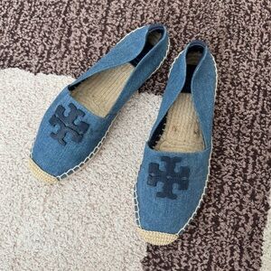 Tory Burch Blue Espadrilles